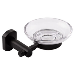 Мильниця Qtap Liberty настінна QTLIBBLM1159 Black Мильниця Qtap Liberty настінна QTLIBBLM1159 Black