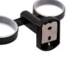 Склянка з тримачем Qtap Liberty настінна подвійна QTLIBBLM1155 Black Склянка з тримачем Qtap Liberty настінна подвійна QTLIBBLM1155 Black