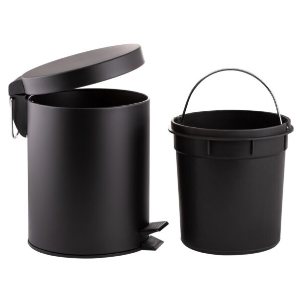 Відро для сміття Qtap Liberty 5 л QTLIBBLM1149 Black Відро для сміття Qtap Liberty 5 л QTLIBBLM1149 Black