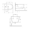 Біде підвісне Qtap Swan 520х360х320 White QT16555378W Біде підвісне Qtap Swan 520х360х320 White QT16555378W