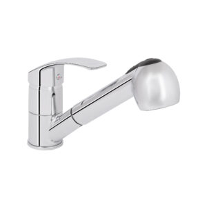 Смеситель для кухни Lidz Mars 011 с выдвижным изливом (k40) LDMAR011CRM34859 Chrome Змішувач для кухні Lidz Mars 011 з висувним виливом (k40) LDMAR011CRM34859 Chrome