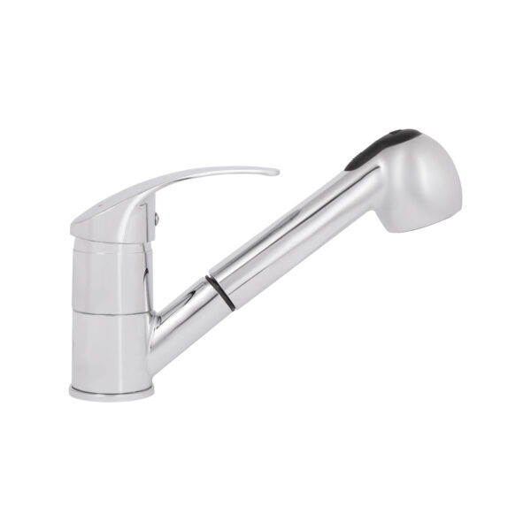 Смеситель для кухни Lidz Mars 011 с выдвижным изливом (k40) LDMAR011CRM34859 Chrome Змішувач для кухні Lidz Mars 011 з висувним виливом (k40) LDMAR011CRM34859 Chrome