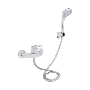 Смеситель для душа Lidz Mars 010 (с душевым гарнитуром) (k40) LDMAR010CRM34892 Chrome Змішувач для душу Lidz Mars 010 (з душовим гарнітуром) (k40) LDMAR010CRM34892 Chrome