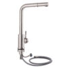 Смеситель для кухни Lidz Aria 015FL1 с выдвижным изливом (k35) LDARI015FL1NKS34944 Nickel Змішувач для кухні Lidz Aria 015FL1 з висувним виливом (k35) LDARI015FL1NKS34944 Nickel