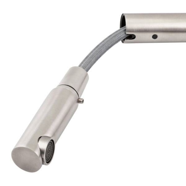 Смеситель для кухни Lidz Aria 015FL1 с выдвижным изливом (k35) LDARI015FL1NKS34944 Nickel Змішувач для кухні Lidz Aria 015FL1 з висувним виливом (k35) LDARI015FL1NKS34944 Nickel