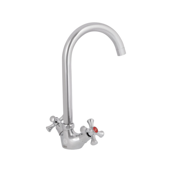 Смеситель для кухни Lidz Lamb 278F двухвентильный LDLAM278FCRM35071 Chrome Змішувач для кухні Lidz Lamb 278F двохвентильний LDLAM278FCRM35071 Chrome