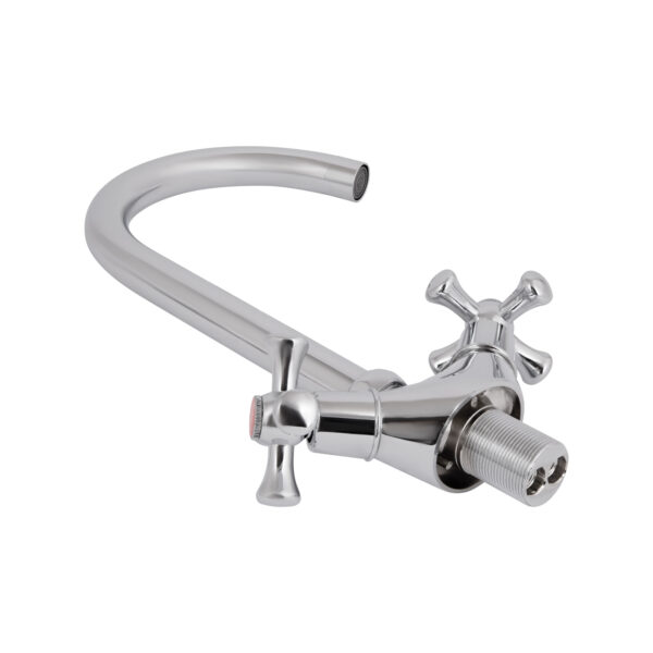 Смеситель для кухни Lidz Lamb 278F двухвентильный LDLAM278FCRM35071 Chrome Змішувач для кухні Lidz Lamb 278F двохвентильний LDLAM278FCRM35071 Chrome