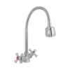 Смеситель для кухни Lidz Lamb 274F двухвентильный с гибким изливом LDLAM274FCRM35074 Chrome Змішувач для кухні Lidz Lamb 274F двохвентильний з гнучким виливом LDLAM274FCRM35074 Chrome