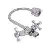 Смеситель для кухни Lidz Lamb 274F двухвентильный с гибким изливом LDLAM274FCRM35074 Chrome Змішувач для кухні Lidz Lamb 274F двохвентильний з гнучким виливом LDLAM274FCRM35074 Chrome