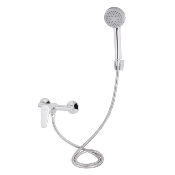 Змішувач для душу Lidz Gloria 010 (з душовим гарнітуром) (k35) LDGLO010CRM35101 Chrome