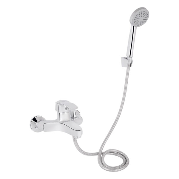 Змішувач для ванни Lidz Anny 006 (з душовим гарнітуром) (k40) LDANN006CRM35121 Chrome Змішувач для ванни Lidz Anny 006 (з душовим гарнітуром) (k40) LDANN006CRM35121 Chrome