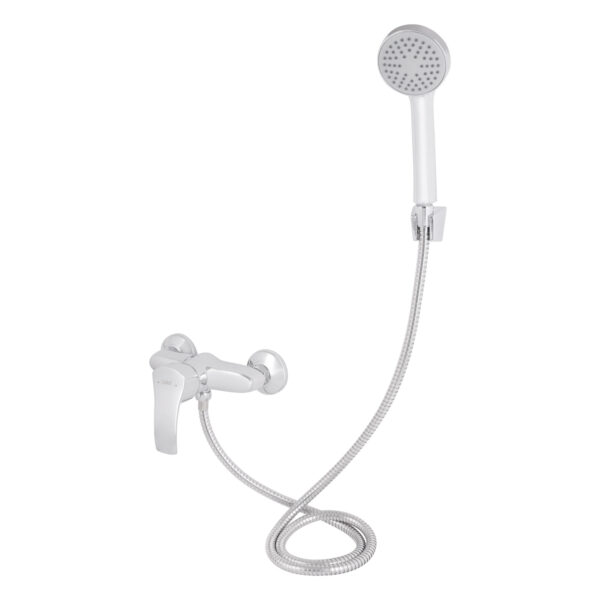 Смеситель для душа Lidz Anny 010 (с душевым гарнитуром) (k40) LDANN010CRM35124 Chrome Змішувач для душу Lidz Anny 010 (з душовим гарнітуром) (k40) LDANN010CRM35124 Chrome