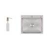 Мийка для кухні інтегрована Lidz Handmade H6050 (LDH6050BRU35371) Brushed Steel 3,0/1,0 мм Мийка для кухні інтегрована Lidz Handmade H6050 (LDH6050BRU35371) Brushed Steel 3,0/1,0 мм