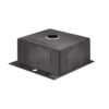 Мийка для кухні інтегрована Lidz Handmade H5050 (LDH5050BRU35375) Brushed Steel 3,0/1,0 мм
