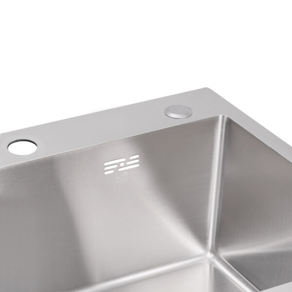 Мийка для кухні інтегрована Lidz Handmade H5045 (LDH5045BRU35383) Brushed Steel 3,0/1,0 мм Мийка для кухні інтегрована Lidz Handmade H5045 (LDH5045BRU35383) Brushed Steel 3,0/1,0 мм