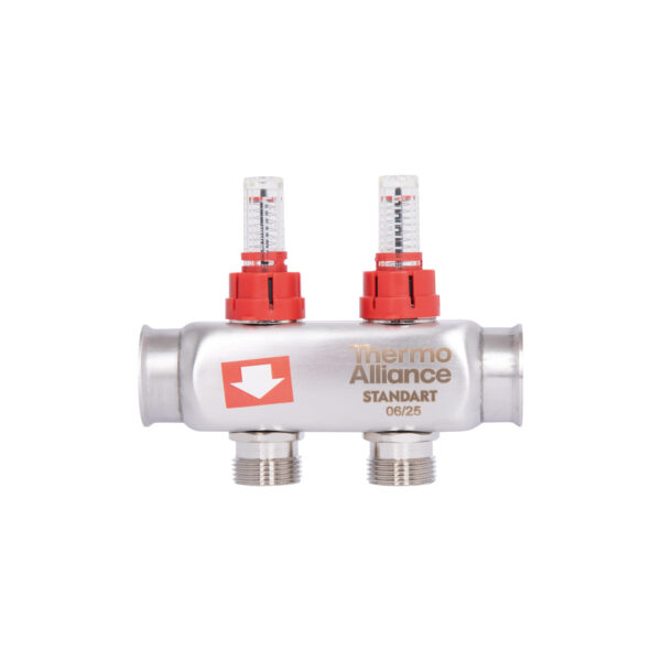 Колектор з витратомірами Thermo Alliance Standart 1" 2 виходи SD0042 Колектор з витратомірами Thermo Alliance Standart 1" 2 виходи SD0042