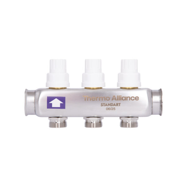 Колектор з витратомірами Thermo Alliance Standart 1" 3 виходи SD0043 Колектор з витратомірами Thermo Alliance Standart 1" 3 виходи SD0043
