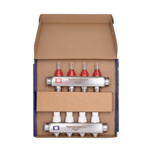 Колектор з витратомірами Thermo Alliance Standart 1" 4 виходи SD0044 Колектор з витратомірами Thermo Alliance Standart 1" 4 виходи SD0044