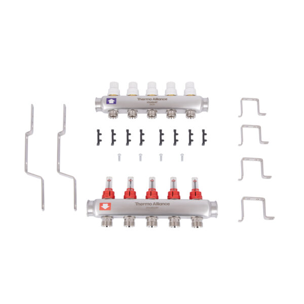Колектор з витратомірами Thermo Alliance Standart 1" 5 виходи SD0045 Колектор з витратомірами Thermo Alliance Standart 1" 5 виходи SD0045