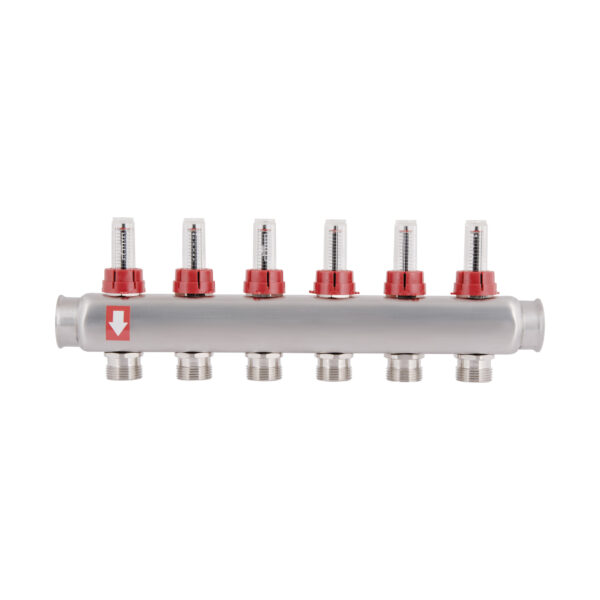 Колектор з витратомірами Thermo Alliance Standart 1" 6 виходів SD0046 Колектор з витратомірами Thermo Alliance Standart 1" 6 виходів SD0046
