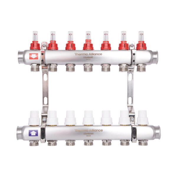 Колектор з витратомірами Thermo Alliance Standart 1" 7 виходів SD0047 Колектор з витратомірами Thermo Alliance Standart 1" 7 виходів SD0047