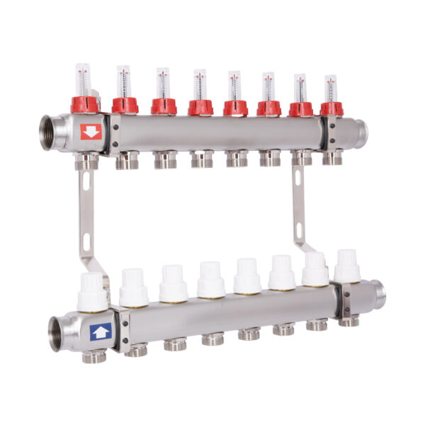 Колектор з витратомірами Thermo Alliance Standart 1" 8 виходів SD0048 Колектор з витратомірами Thermo Alliance Standart 1" 8 виходів SD0048