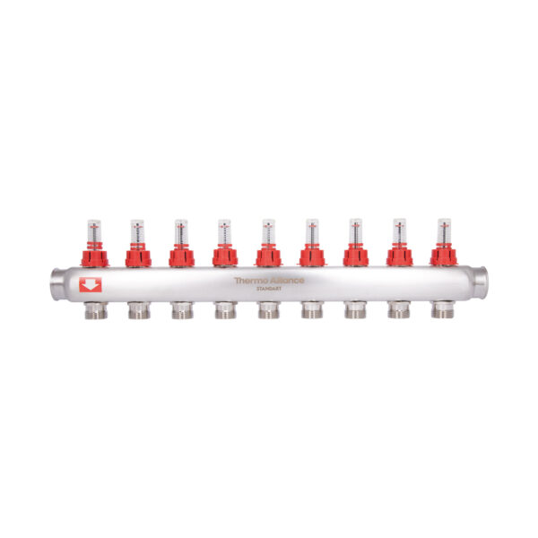 Колектор з витратомірами Thermo Alliance Standart 1" 9 виходів SD0049 Колектор з витратомірами Thermo Alliance Standart 1" 9 виходів SD0049