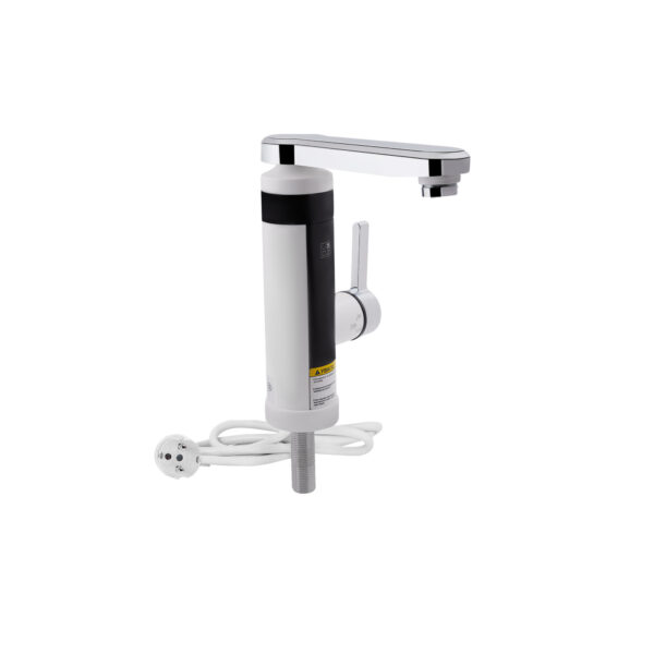 Проточный кран-водонагреватель кухонный для кухни Lidz Warm 061 LDWAR061WCR35431 White / Chrome Проточний кран-водонагрівач кухонний для кухні Lidz Warm 061 LDWAR061WCR35431 White / Chrome