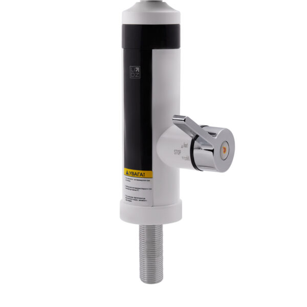 Проточный кран-водонагреватель кухонный для кухни Lidz Warm 061 LDWAR061WCR35431 White / Chrome Проточний кран-водонагрівач кухонний для кухні Lidz Warm 061 LDWAR061WCR35431 White / Chrome