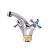 Смеситель для раковины Lidz Lamb 161F двухвентильный LDLAM161FCRM35446 Chrome Змішувач для раковини Lidz Lamb 161F двохвентильний LDLAM161FCRM35446 Chrome