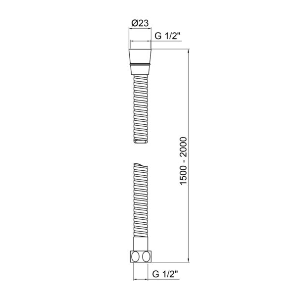 Шланг Lidz Niagara 12 1,5-2,0 м LDNIA12CRM35460 Chrome Шланг Lidz Niagara 12 1,5-2,0 м LDNIA12CRM35460 Chrome