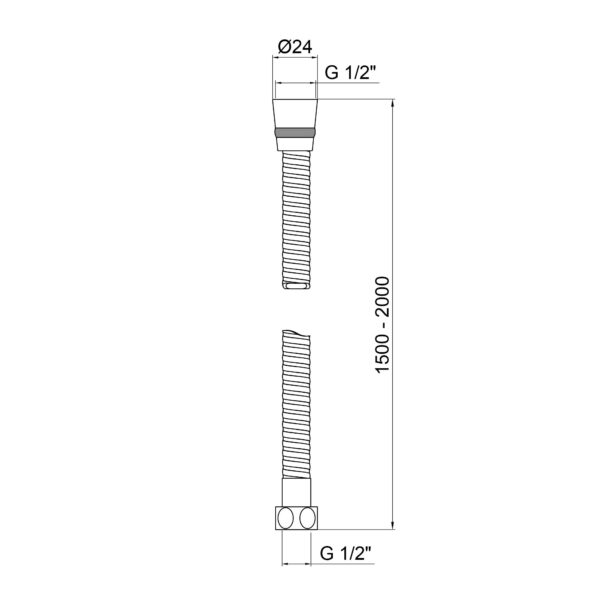 Шланг Lidz Niagara 13 1,5-2 м LDNIA13CRM35461 Chrome Шланг Lidz Niagara 13 1,5-2 м LDNIA13CRM35461 Chrome