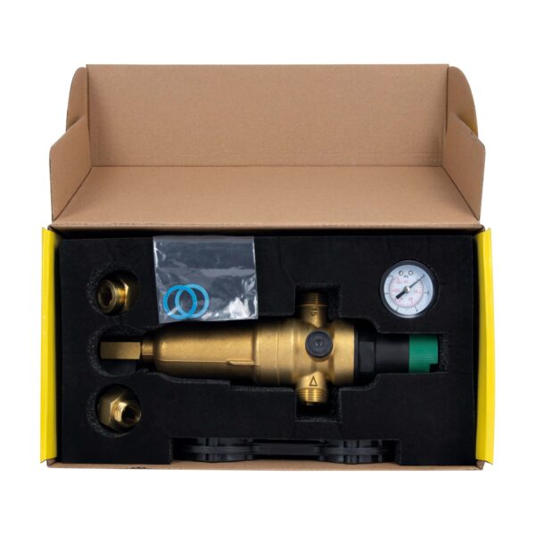 Фільтр самопромивний Thermo Alliance Forte 1/2 "з редуктором для горячої води SF128W15H Фільтр самопромивний Thermo Alliance Forte 1/2 "з редуктором для горячої води SF128W15H