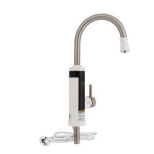 Проточный кран-водонагреватель кухонный для кухни Lidz Warm 059 LDWAR059WNK35878 White / Nickel Проточний кран-водонагрівач кухонний для кухні Lidz Warm 059 LDWAR059WNK35878 White / Nickel