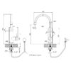 Проточный кран-водонагреватель кухонный для кухни Lidz Warm 060 LDWAR060NKS35881 Nickel Проточний кран-водонагрівач кухонний для кухні Lidz Warm 060 LDWAR060NKS35881 Nickel