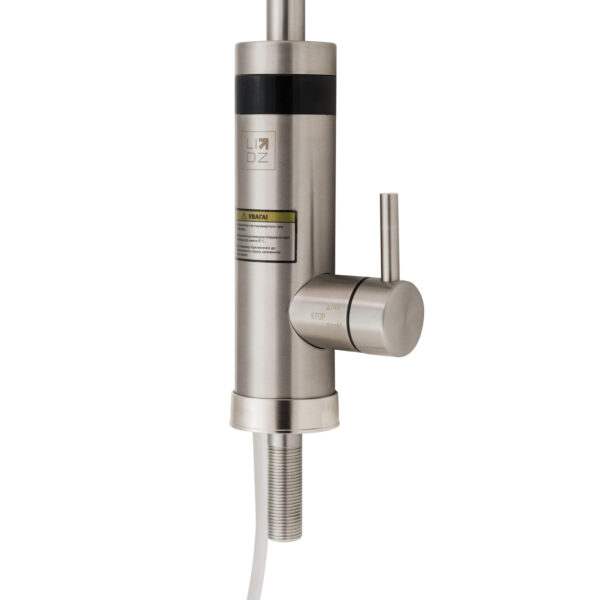 Проточный кран-водонагреватель кухонный для кухни Lidz Warm 060 LDWAR060NKS35881 Nickel Проточний кран-водонагрівач кухонний для кухні Lidz Warm 060 LDWAR060NKS35881 Nickel