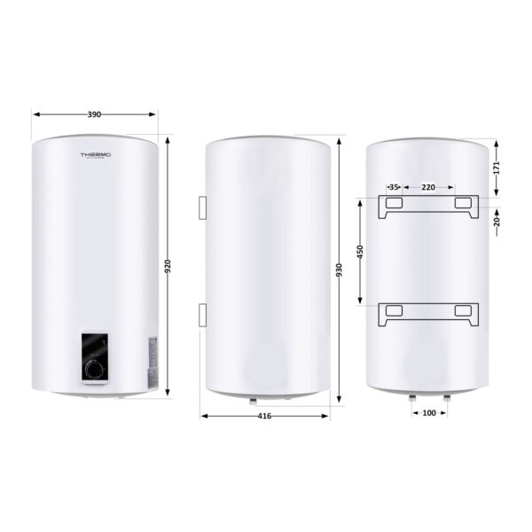 Водонагрівач електричний Thermo Alliance 80 л SLIM вертикальний, сухий ТЕН 2,0 кВт D80V20J(D)2-K Водонагрівач електричний Thermo Alliance 80 л SLIM вертикальний, сухий ТЕН 2,0 кВт D80V20J(D)2-K
