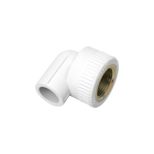 Кутик PPR Blue Ocean "Білий" 25х1/2", 90° ВР Кутик PPR Blue Ocean "Білий" 25х1/2", 90° ВР