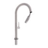 Смеситель для кухни Qtap Lenicka с выдвижным изливом QTLEN9138103UN Brushed Nickel PVD Змішувач для кухні Qtap Lenicka з висувним виливом QTLEN9138103UN Brushed Nickel PVD