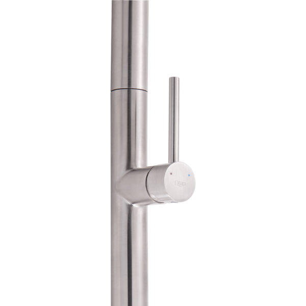 Смеситель для кухни Qtap Lenicka с выдвижным изливом QTLEN9138103UN Brushed Nickel PVD Змішувач для кухні Qtap Lenicka з висувним виливом QTLEN9138103UN Brushed Nickel PVD