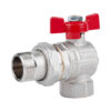 Кран кульовий Icma FAR. ROSSA 3/4" кутовий №361 Кран кульовий Icma FAR. ROSSA 3/4" кутовий №361