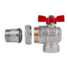 Кран кульовий Icma FAR. ROSSA 1" кутовий №361 Кран кульовий Icma FAR. ROSSA 1" кутовий №361