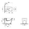 Біде підлогове Qtap Swan 560х360х410 White QT15443378W Біде підлогове Qtap Swan 560х360х410 White QT15443378W