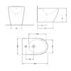 Біде підлогове Qtap Robin 560x355x410 White QT13441381W Біде підлогове Qtap Robin 560x355x410 White QT13441381W