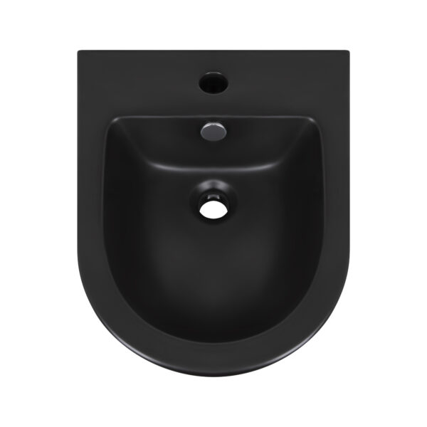 Біде підвісне Qtap Robin 495х370х325 Matt black QT1355046FMB Біде підвісне Qtap Robin 495х370х325 Matt black QT1355046FMB