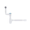 Сифон для кухонной мойки Lidz (WHI) 60 08 E004 00 с круглым переливом (выход 50 мм) Сифон для кухонної мийки Lidz (WHI) 60 08 E004 00 з круглим переливом (вихід 50 мм)