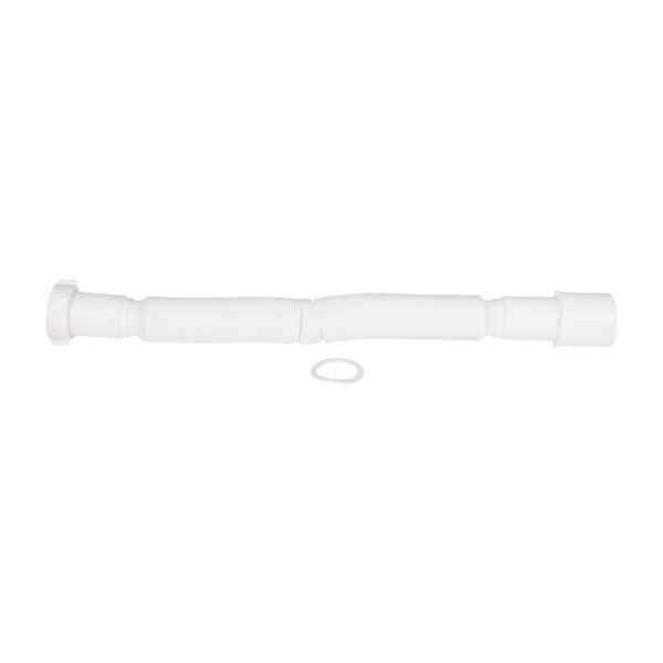 Гнучка труба Lidz (WHI) 60 01 G002 01 з накидною гайкою 1 1/2" довжина 1200 мм Гнучка труба Lidz (WHI) 60 01 G002 01 з накидною гайкою 1 1/2" довжина 1200 мм