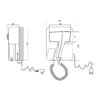 Фен із тримачем Qtap Pohodli 1200 Вт QTF1200RNP White (Pobut)