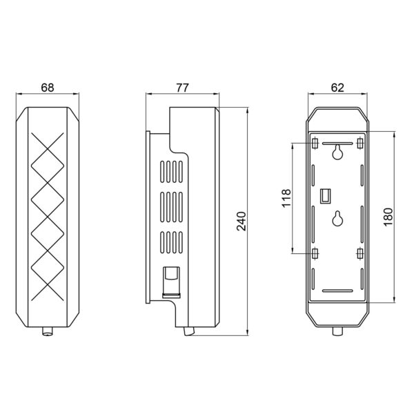 Диспенсер для мила Qtap Pohodli DM350WP1 White (Pobut) Диспенсер для мила Qtap Pohodli DM350WP1 White (Pobut)