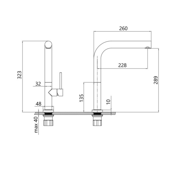 Змішувач для кухні Qtap Zdenek QTZDN9032103FC Brushed Nickel PVD Змішувач для кухні Qtap Zdenek QTZDN9032103FC Brushed Nickel PVD